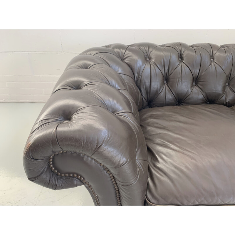 Canapé Chesterfield vintage Angleterre