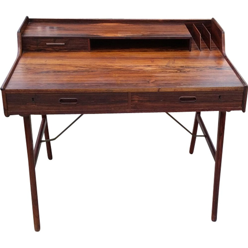 Bureau vintage modèle 56 en palissandre par Arne Wahl Iversen pour Vinde Møbelfabrik, 1961