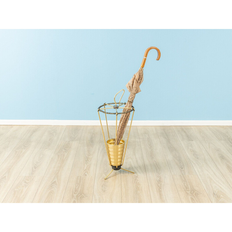 Vintage brass umbrella stand 1960