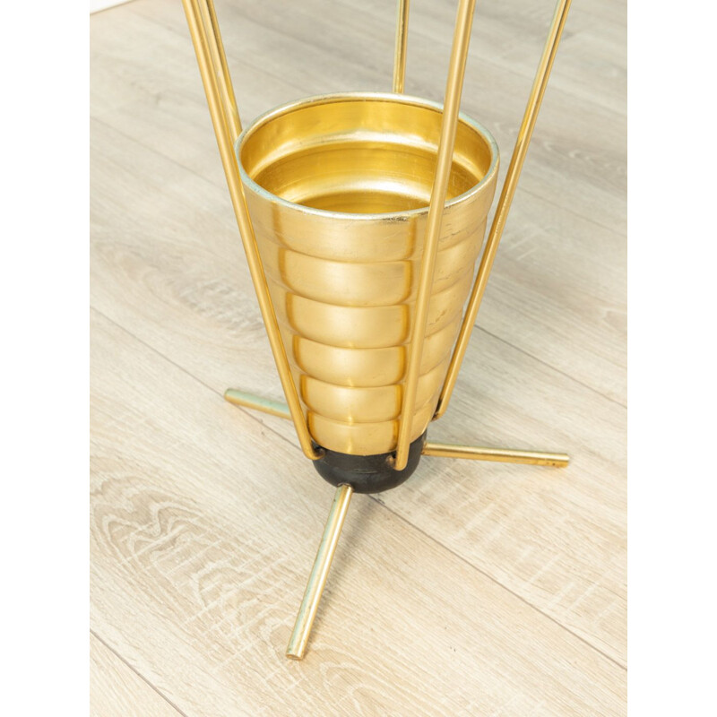 Vintage brass umbrella stand 1960