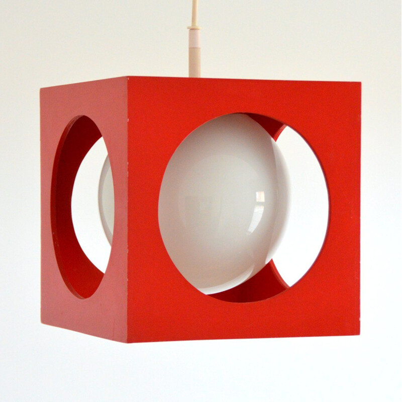 Vintage Suspension lamp Brillant Leuchten space age 1970