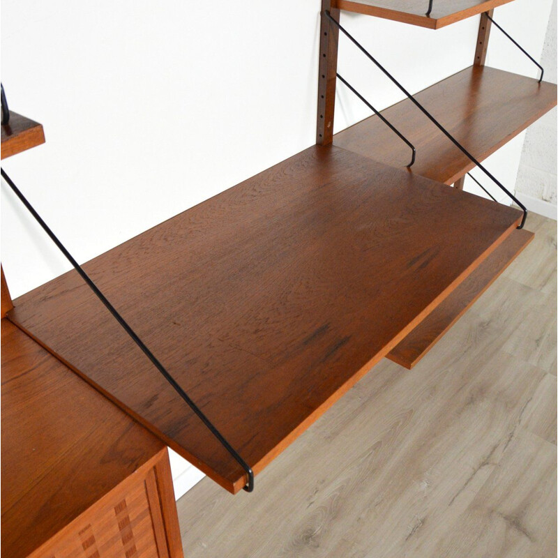 Vintage bookcase Royal System modular system by Poul Cadovius Denmark 1960