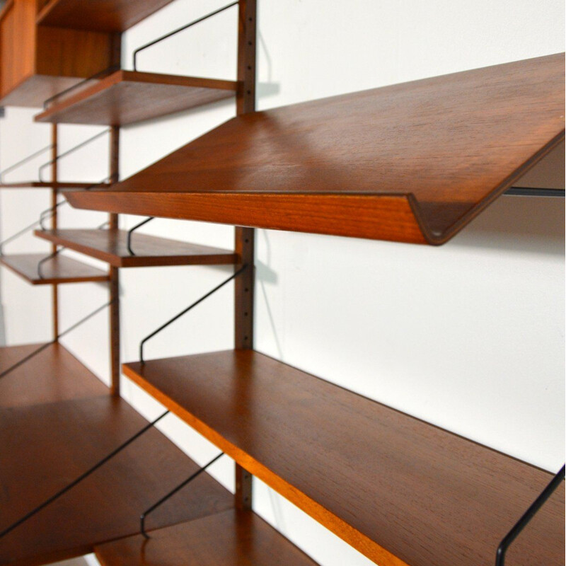 Vintage bookcase Royal System modular system by Poul Cadovius Denmark 1960