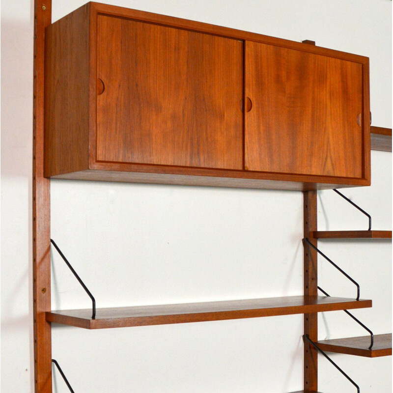 Vintage bookcase Royal System modular system by Poul Cadovius Denmark 1960