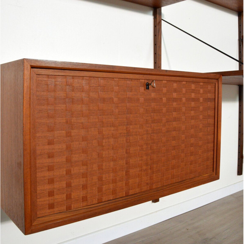 Vintage bookcase Royal System modular system by Poul Cadovius Denmark 1960