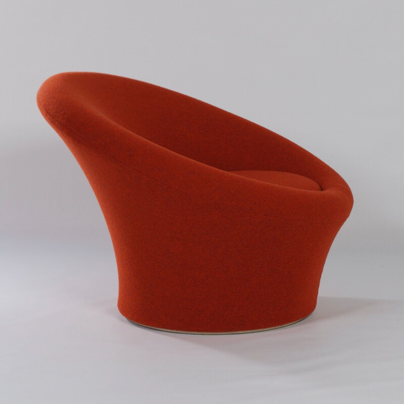 Vintage Mushroom Arm Chair with Ottoman by Pierre Paulin for Artifort, 1960s