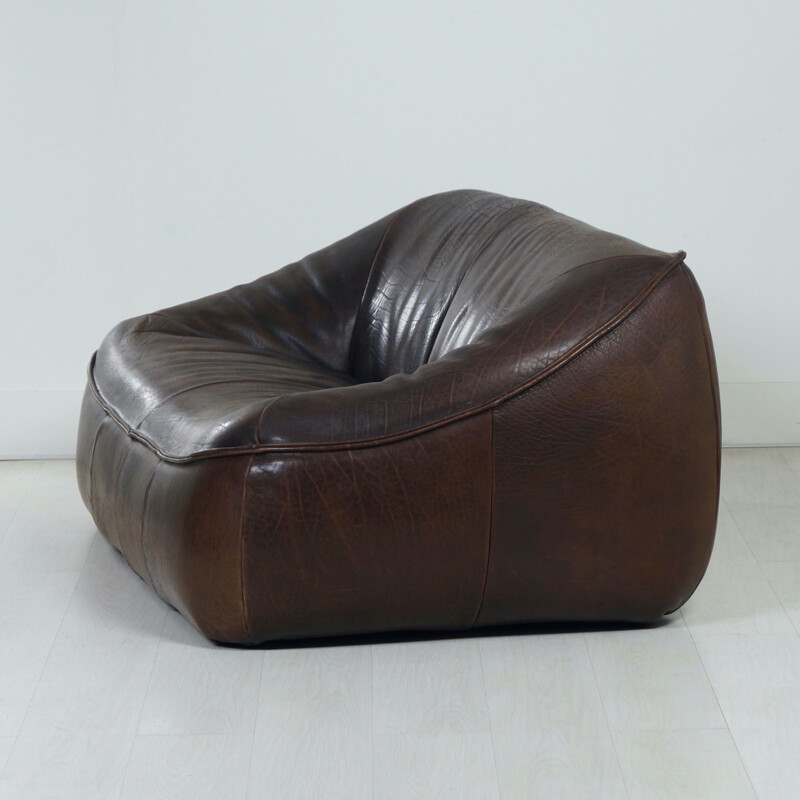 Vintage Leather 2-Seater Sofa Ringo by Gerard van den Berg for Montis, 1970s