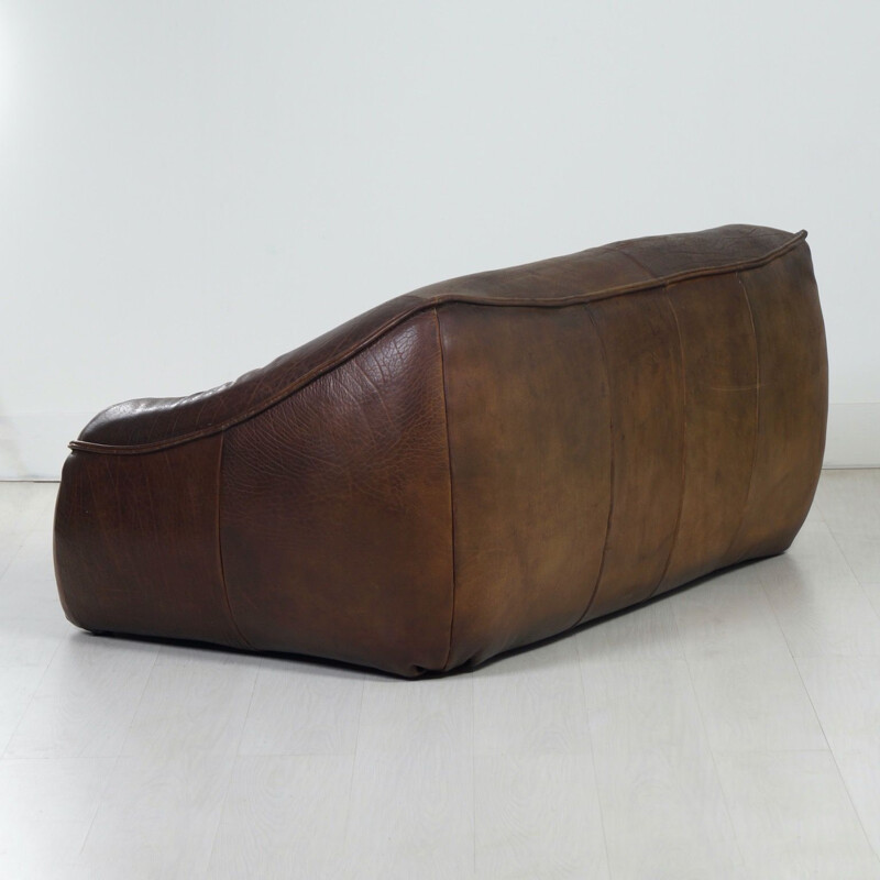 Vintage Leather 2-Seater Sofa Ringo by Gerard van den Berg for Montis, 1970s