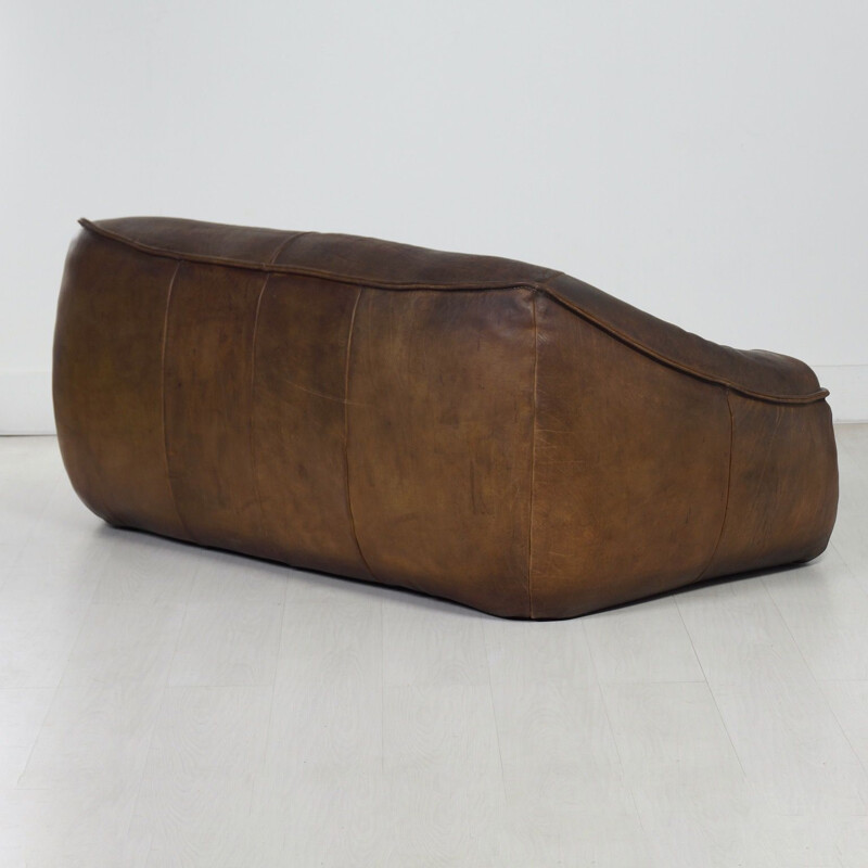 Vintage Leather 2-Seater Sofa Ringo by Gerard van den Berg for Montis, 1970s