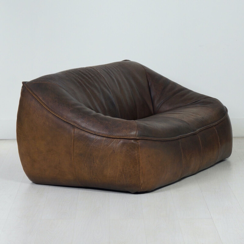 Vintage Leather 2-Seater Sofa Ringo by Gerard van den Berg for Montis, 1970s