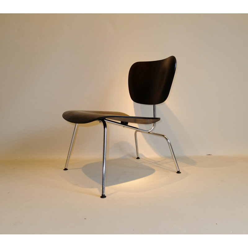 Herman Miller "LCM" chair in wood and metal, EAMES - 1950s