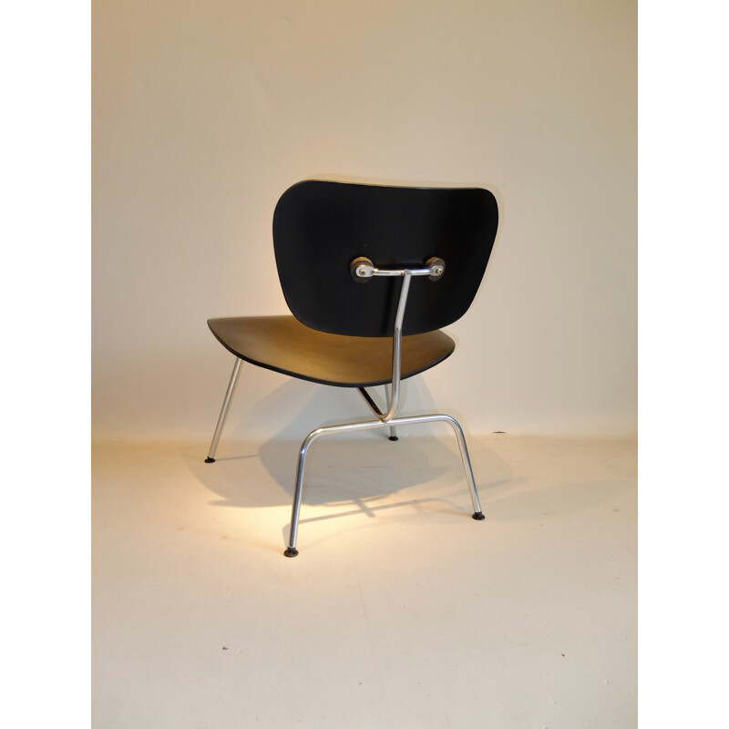 Chaise vintage "LCM" Herman Miller en bois et métal, EAMES - 1950