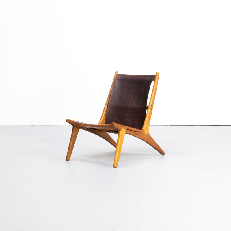 Vintage model 204 Hunting Chair by for Luxus Uno & Östen Kristiansson 1950s