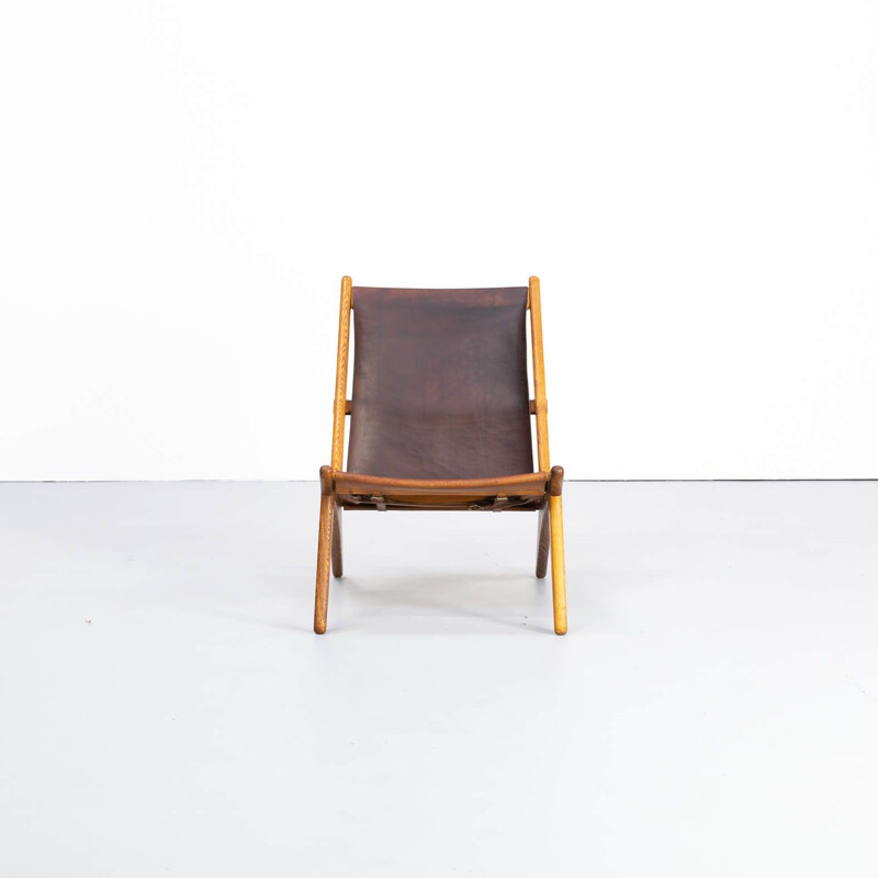 Vintage model 204 Hunting Chair by for Luxus Uno & Östen Kristiansson 1950s