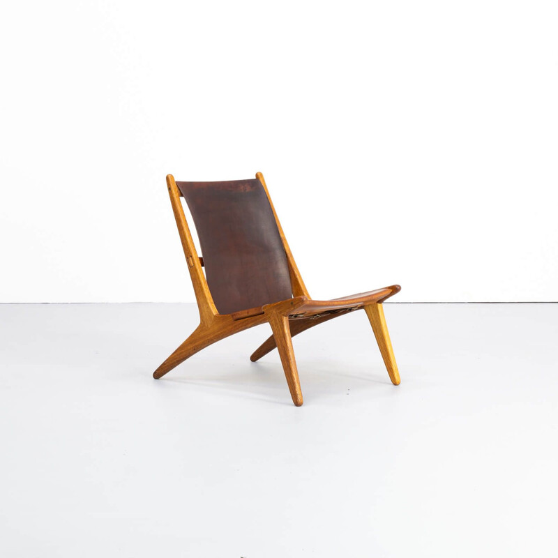 Vintage model 204 Hunting Chair by for Luxus Uno & Östen Kristiansson 1950s