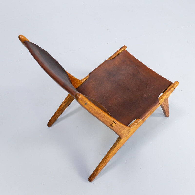 Vintage model 204 Hunting Chair by for Luxus Uno & Östen Kristiansson 1950s