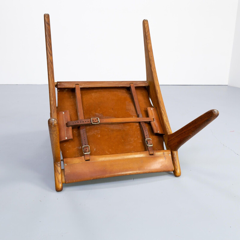 Chaise de chasse vintage modèle 204 par Luxus Uno & Östen Kristiansson 1950