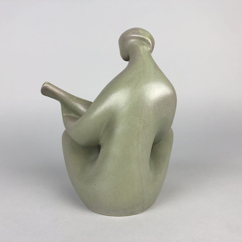 Mid-century Ceramic Sculpture, Made in Czechoslovakia 