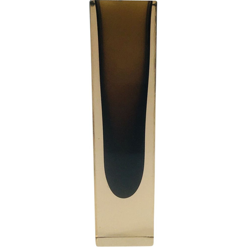 Large vintage Murano Glass Vase by Alessandro Mandruzzato, 1970s