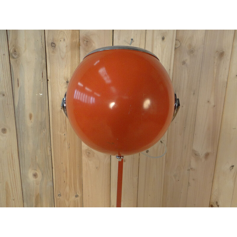 Vintage floor lamp orange Reggiani