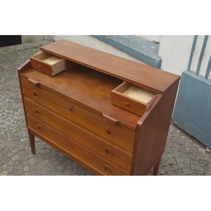 Mid Century Teak Secretary Chatol Riis Antonsen for Borge Hansen Denmark 1960s