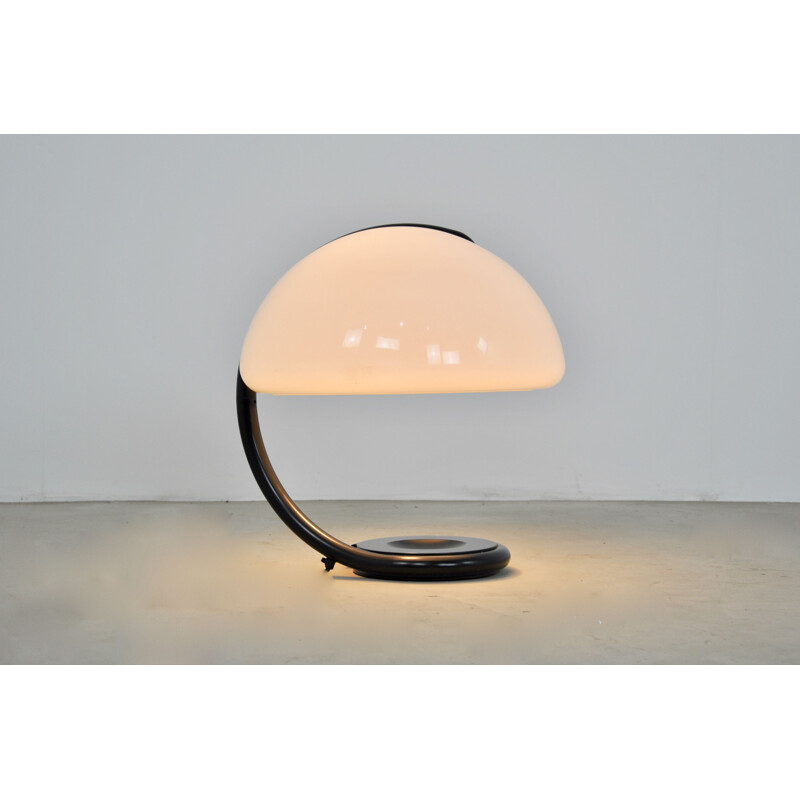 Vintage Serpente Table Lamp by Elio Martinelli for Martinelli Luce, 1960s