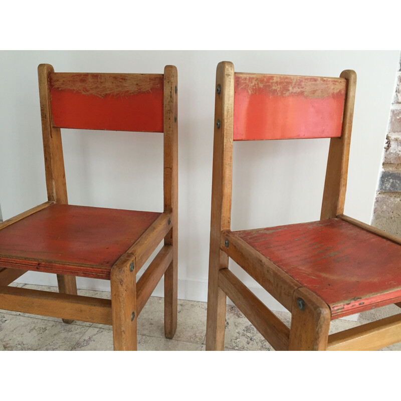 Vintage chairs Child 1970 