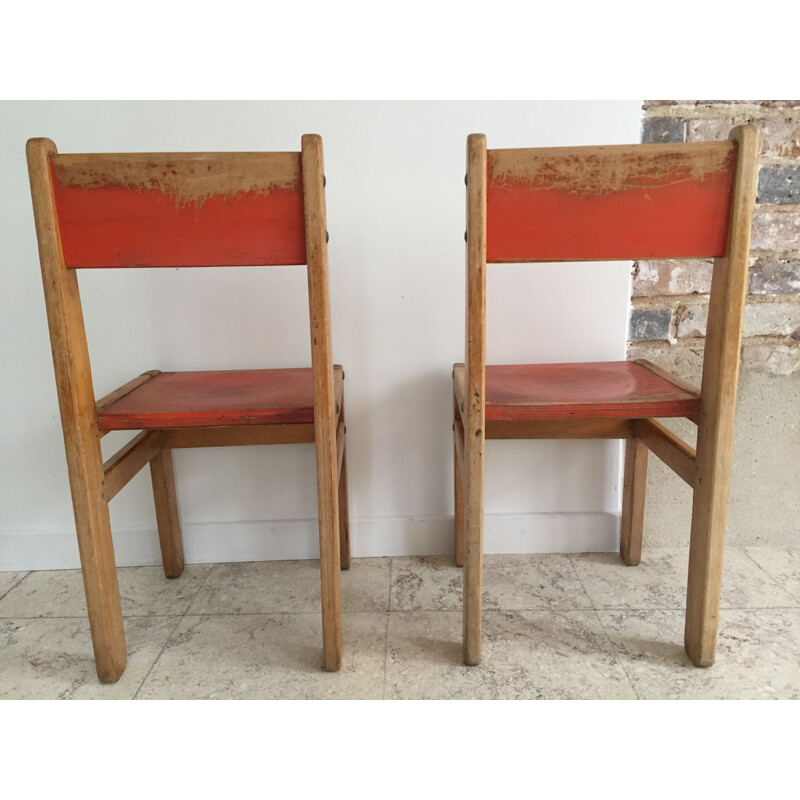 Chaises vintage Enfant 1970 