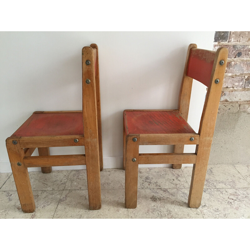 Vintage chairs Child 1970 