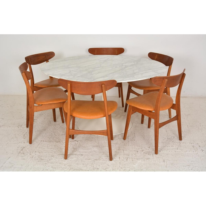 Table à manger vintage de Eero Saarinen Knoll international 1960