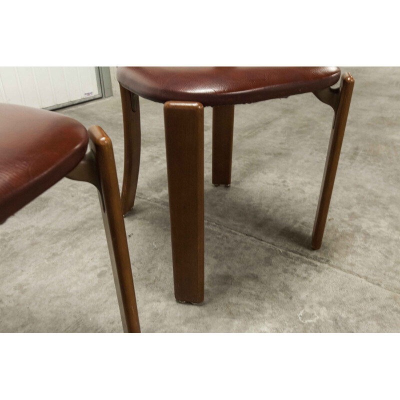 Pair of vintage chairs Bruno Rey Switzerland 1970