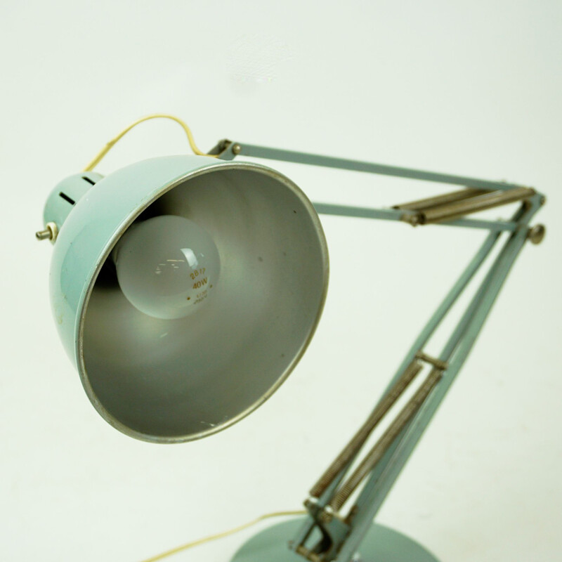 Lampe de table vintage bleu clair de Jacobsen pour Luxo Norway