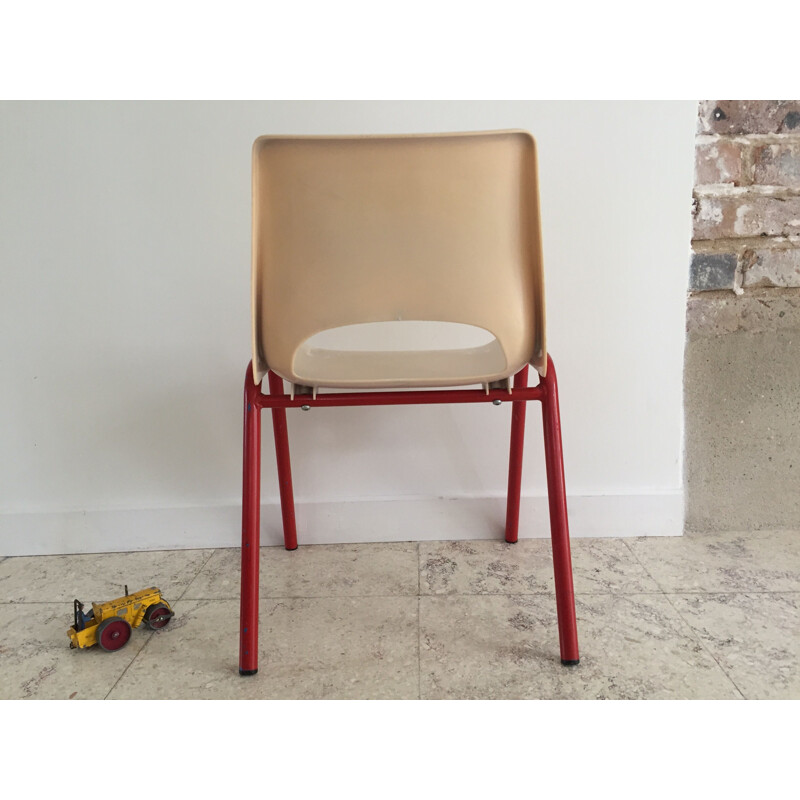 Silla escolar vintage para niños