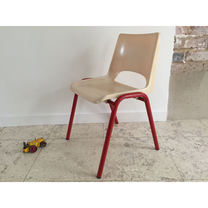 Vintage school chair for kids