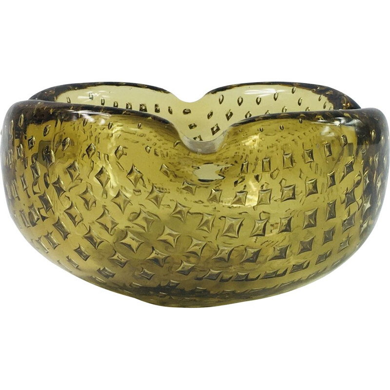 Mid-Century Bullicante Murano Glass Ashtray or Bowl by Carlo Scarpa for Venini, 1950s