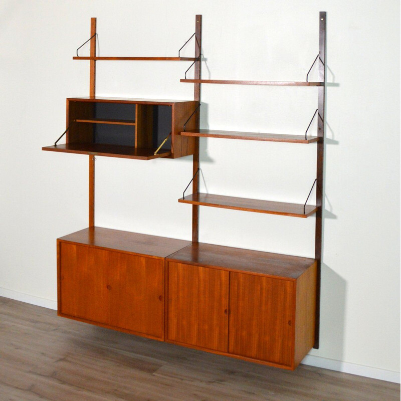 Vintage modular library Royal System by Poul Cadovius, Denmark 1960