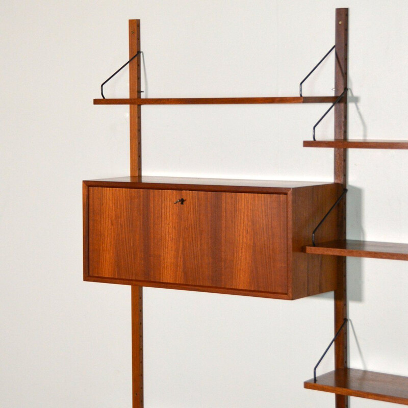 Vintage modular library Royal System by Poul Cadovius, Denmark 1960