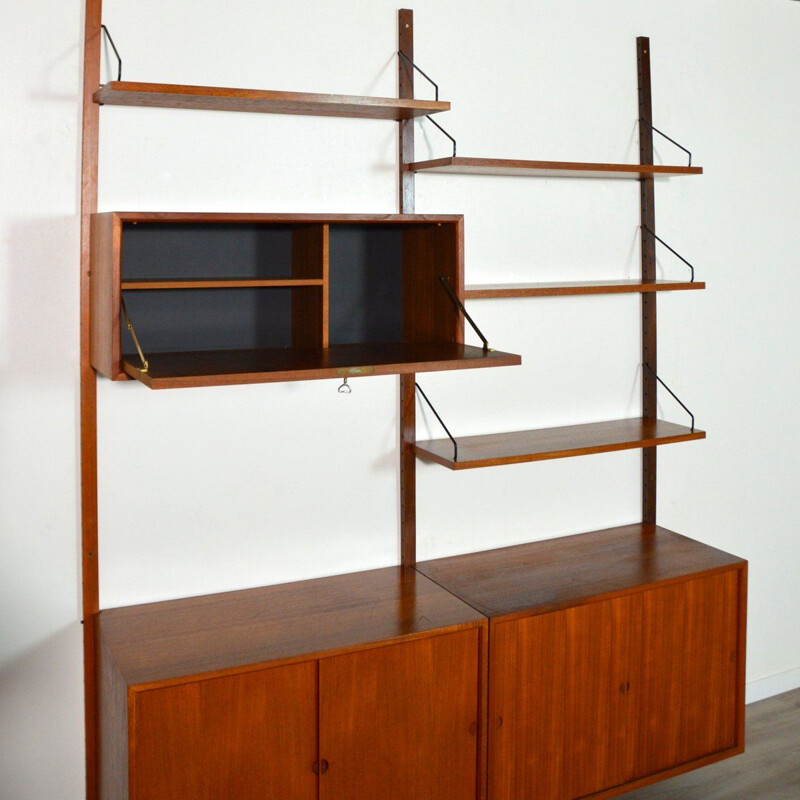 Vintage modular library Royal System by Poul Cadovius, Denmark 1960