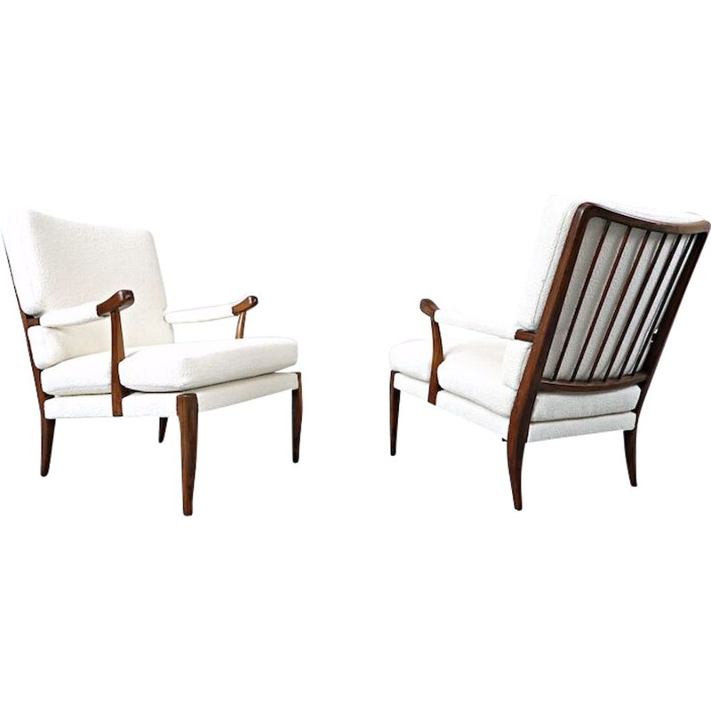 Pair of vintage armchairs for Haus und Garten Josef Frank