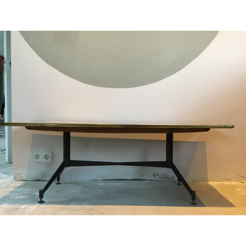 Tavolino e base vintage Fornasetti di Gio Ponti, 1950