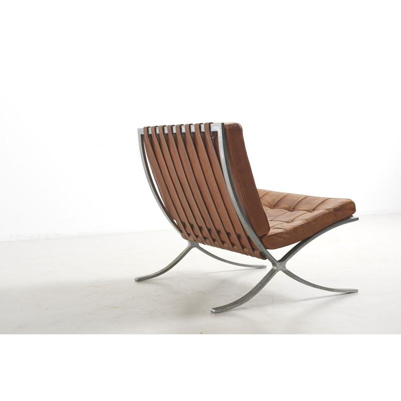 Vintage armchair "Barcelona", Mies Van der Rohe, Knoll International, Germany, 1960