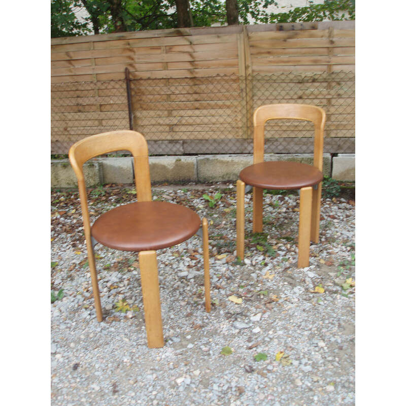 Pair of vintage chairs, Bruno Rey 1971