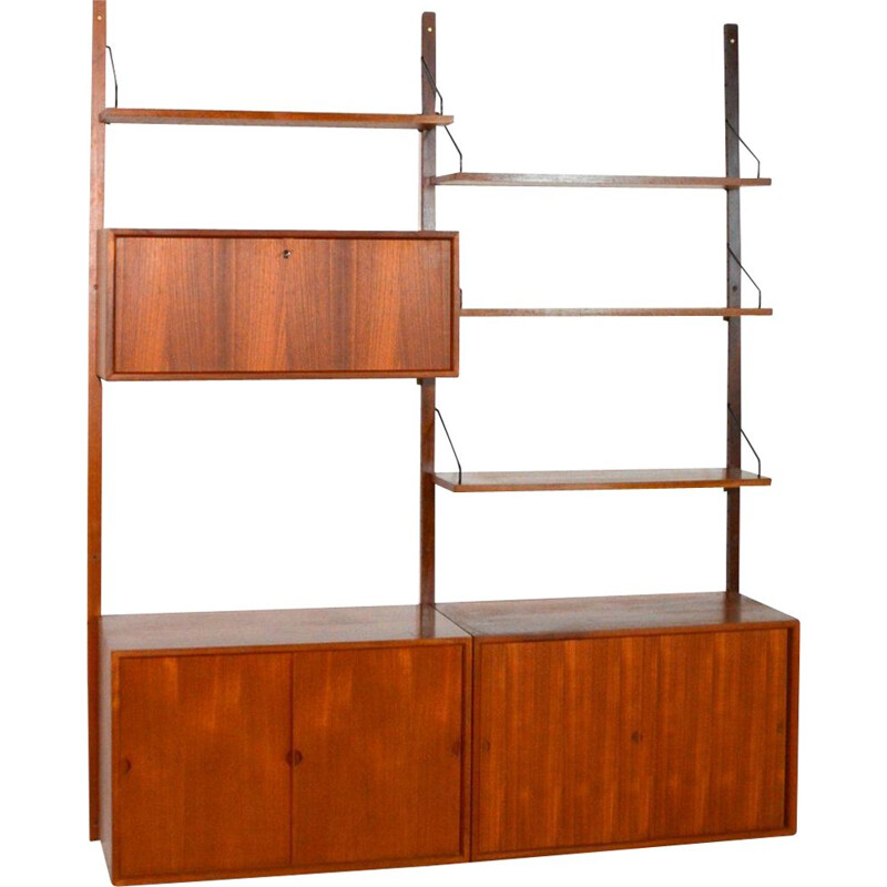 Vintage modular library Royal System by Poul Cadovius, Denmark 1960