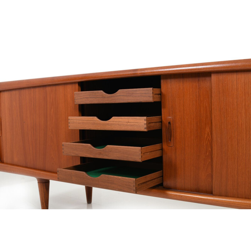 Vintage teak sideboard by H.P. Hansen, Danish 1960