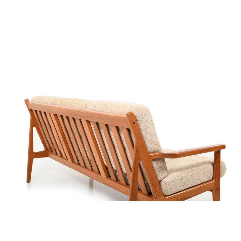 Vintage 3-seater teak sofa, Danish 1960