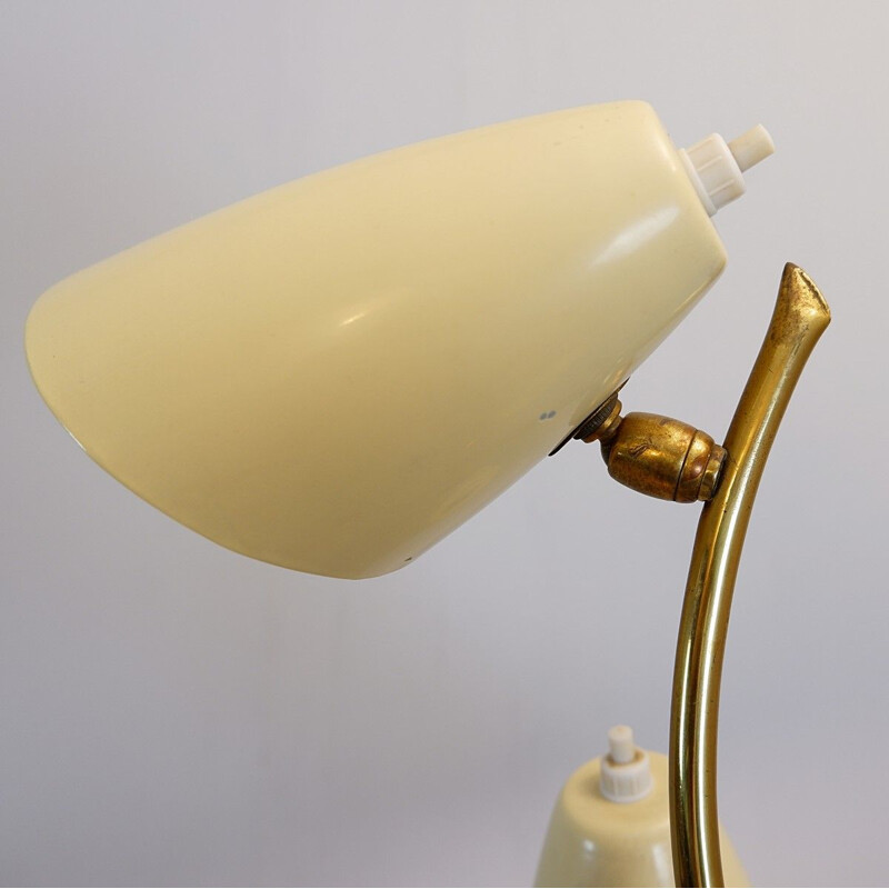 Vintage floor lamp with 4 shades, Italy 1950