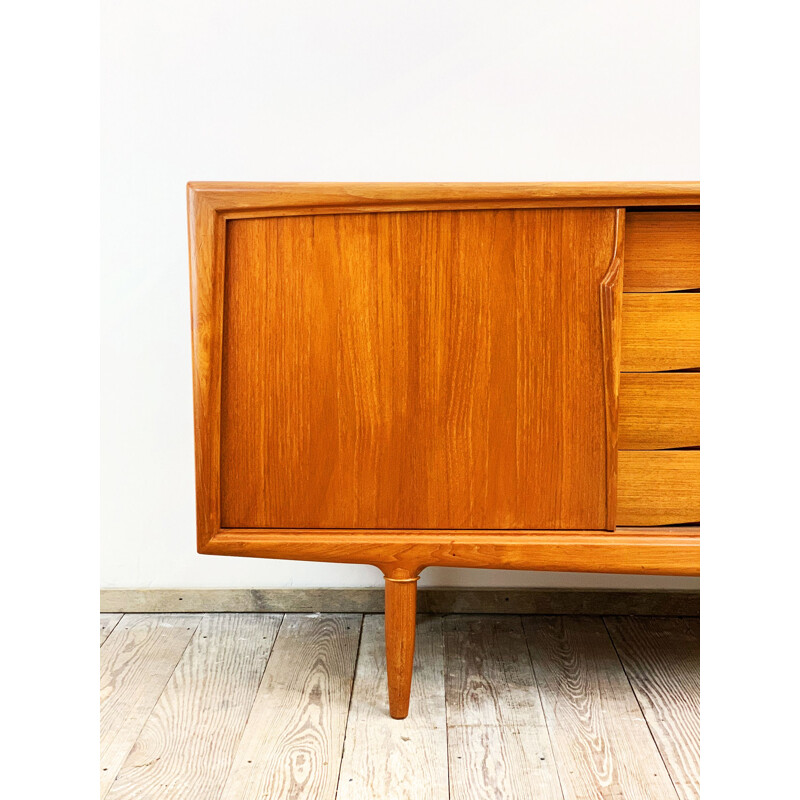 Vintage teak Credenza sideboard by Gunni Omann for Axel Christensen Odder