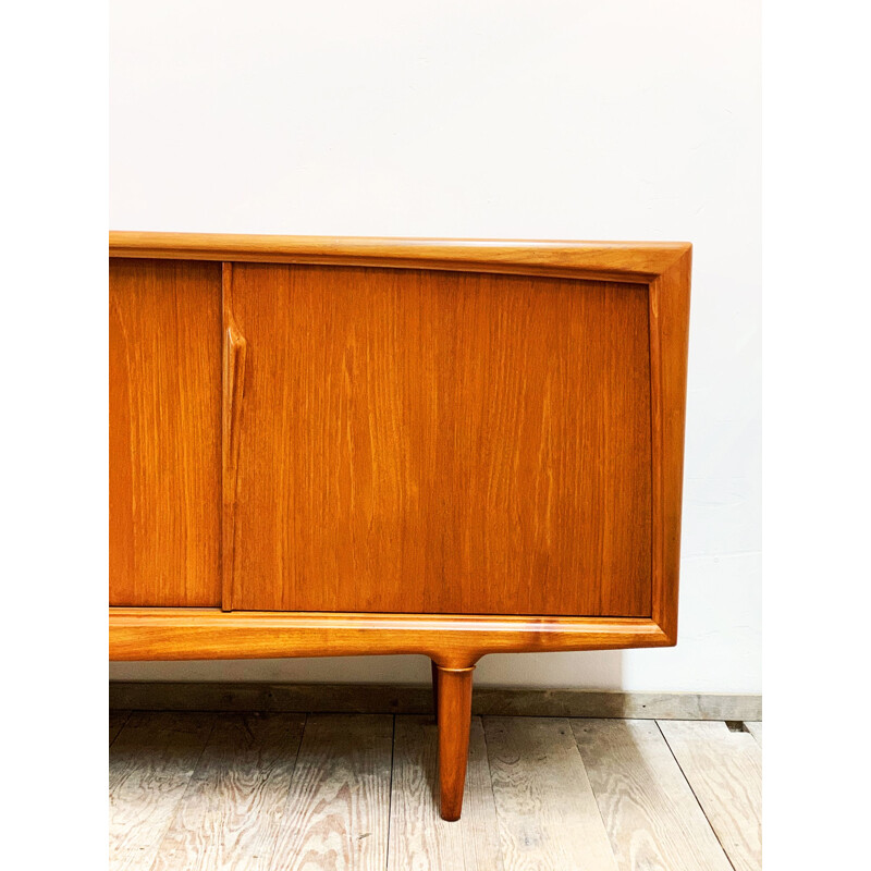 Enfilade vintage en teck Credenza, de Gunni Omann pour Axel Christensen Odder