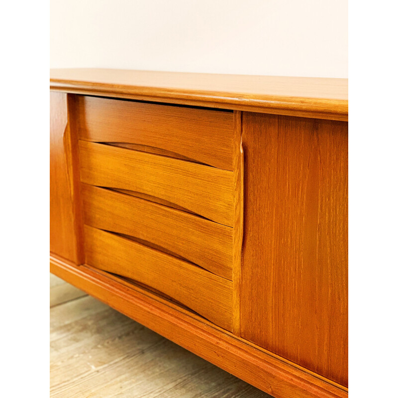 Vintage teak Credenza sideboard by Gunni Omann for Axel Christensen Odder