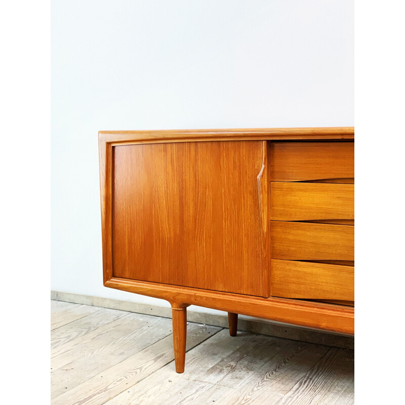 Enfilade vintage en teck Credenza, de Gunni Omann pour Axel Christensen Odder